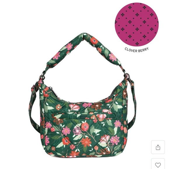 Lug Scamper Everglade Floral Crossbody Bag. NWT - Picture 1 of 10